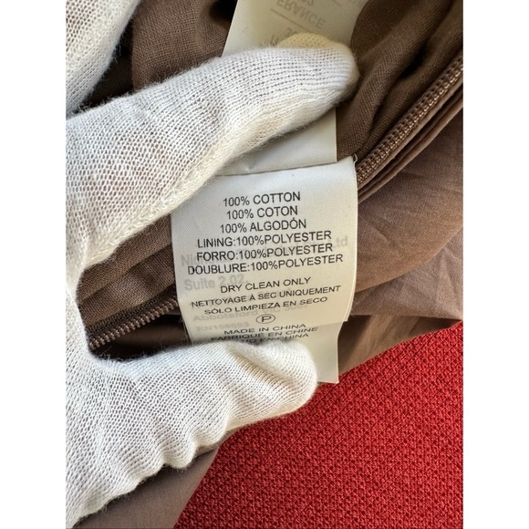 Nicholas Halo Collared Halter Neck Tiered Midi Dress in Mocha, NWT, 0 - Picture 12 of 16